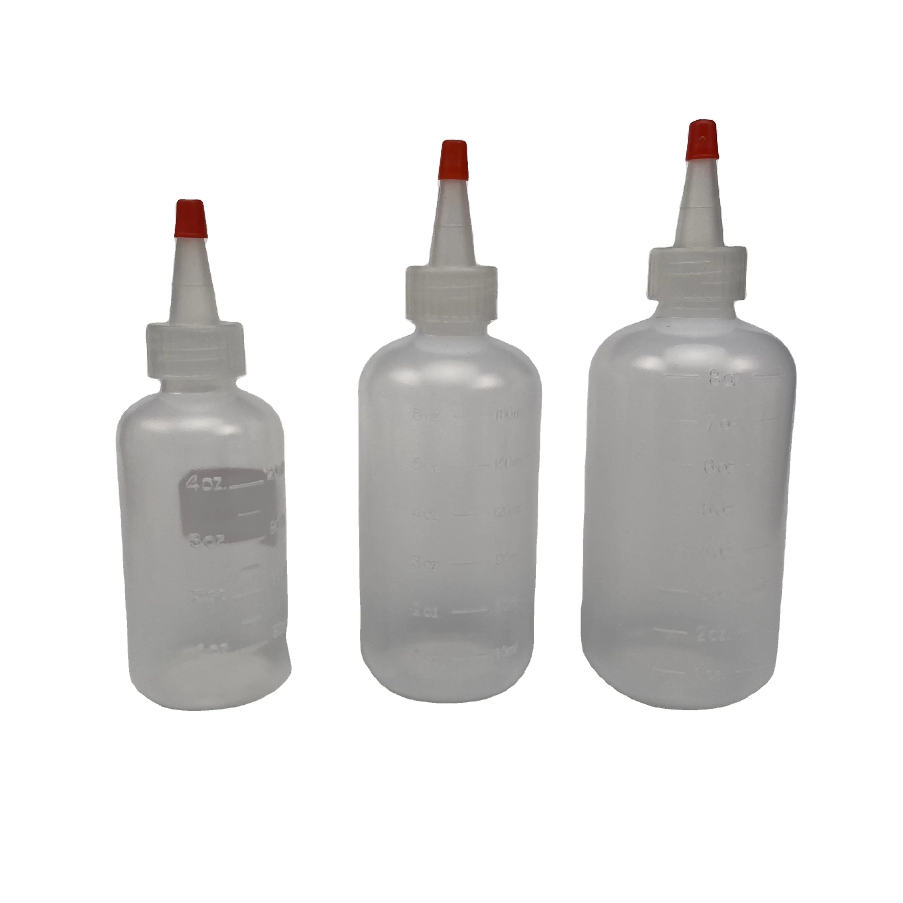 240ml 8 Unzen LDPE Kunststoff-Quetsch flasche für Haaröl