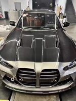 Capot moteur tout carbone CSL pour BMW G80 M3 & G82 M4 Kit carrosserie élégant pièces de carrosserie kit de conversion de carrosserie accessoires automobiles