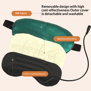 Mascarilla Ocular Eléctrica de Artemisia con Calefacción por USB, Dispositivo de Moxibustión de Lana de Grafeno, Compresa Caliente Opaca <span class=keywords><strong>para</strong></span> el Hogar y el Sueño, Venta al por Mayor - Product Image 2