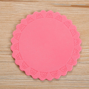 Juego de Posavasos Personalizados de Silicona al por Mayor, Posavasos de PVC <span class=keywords><strong>Suave</strong></span> Irregular para Café y Té - Product Image 6