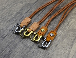 Biểu Tượng Tùy Chỉnh Có Thể Tháo Rời Vòng Kim Loại Và Retro Da Chính Hãng Chuỗi ID Thẻ <span class=keywords><strong>Ipod</strong></span> Máy Ảnh Móc Chìa Khóa Cổ Điện Thoại Di Động Dây Đeo Dây Buộc - Product Image 1