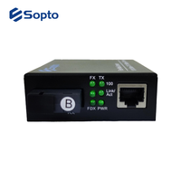 Convertisseur de média fibre optique FTTH 10/100 1310/1550 20km/40km/60km 1*9 Module SC RJ45