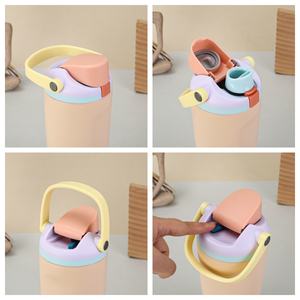 Logo personalizzato Owalo Sway 30oz bottiglia con paglia a doppia parete isolante sottovuoto in acciaio inox da viaggio <span class=keywords><strong>Tumbler</strong></span> 30oz con manico - Product Image 4