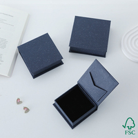 Boîte à bijoux magnétique personnalisée Everwin, nouvelle boîte de rangement pour bijoux, boîte rigide élégante pour boucles d'oreilles, bagues et colliers