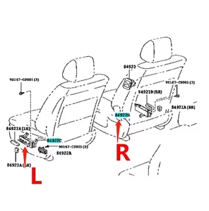 Módulo de interruptor de Control de asiento de energía eléctrica de coche para Toyota Camry 2012-2016 Highlander 2012-2020 RAV4 2013-2019 - Product Image 5