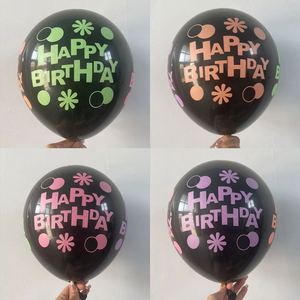 High Quality Biodegradable Neon Glowing <b>Balloons</b> Decoration Uv Fluorescent Latex Birthday Party - Product Image 4