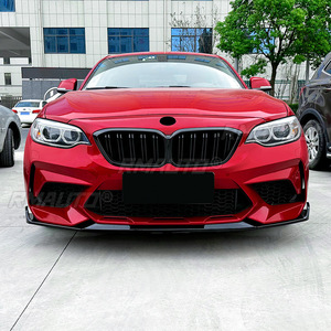 Front Bumper Diffuser Splitter Spoiler Front Lip <b>Apron</b> Cover for BMW 2 Series F87 M2 CS 2016-2021 Car Accessories - Product Image 4