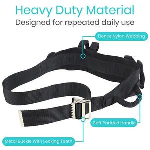 La ceinture de démarche Oxford robuste gère les ceintures de transfert d'aide à la physiothérapie - Product Image 4