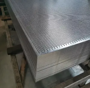 Stainless Steel Perforated Metal Sheet 500mm L 500mm W 0.55mm Thickness