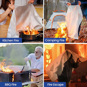 Couverture ignifuge en fibre de verre enduite de silicone à épaisseur personnalisée, résistante aux hautes températures - Product Image 5