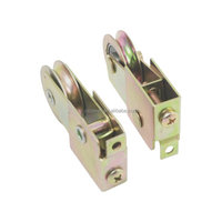 Rouleau coulissant pour porte patio en acier de haute qualité Cowell D1509, épaisseur 4 mm, faible bruit, design moderne, hauteur réglable, assemblage facile