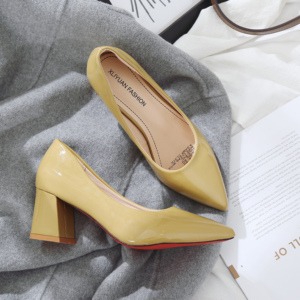 602 Popular Hot Selling High <strong>Heels</strong> Professional Work Shoes of 5 Colors 35-40 Women's Business Wear Shoes Colorful Design - Product Image 6