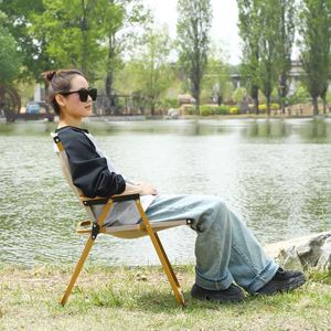 Chaise pliante portable pour la peinture, la pêche, le jardin, le camping en plein air, vente directe d'usine avec logo personnalisé - Product Image 4