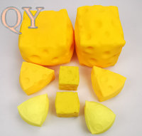 QY Géant Bloc De Fromage Squishy Lent Rising Squeeze Jouet Jumbo Soulagement Du Stress Sensoriel Fidget Jouet pour Enfants