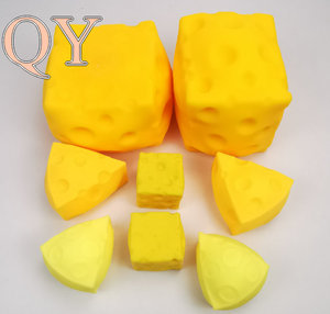 QY Jumbo Squishy Bloque De Queso De Recuperación Lenta Juguete Sensorial Antiestrés Para Niños Adultos Al Por Mayor - Product Image 2