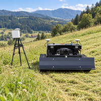 Tondeuse à fléaux télécommandée GPS, tondeuse à gazon à essence 60 °   Largeur de coupe en pente EPA/EURO5 pour fermes et vergers