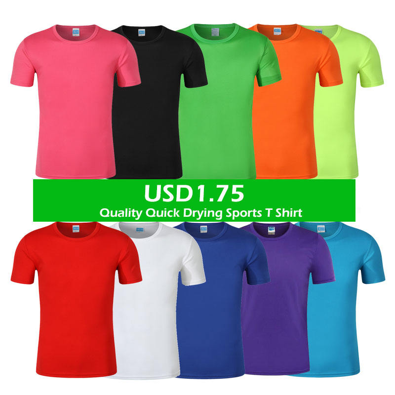 Camisetas transpirables de secado rápido para mujer y hombre