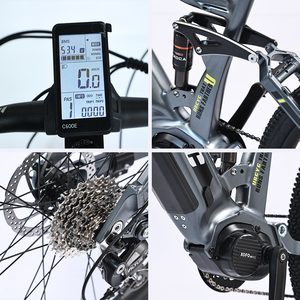 Bicicleta Eléctrica de Montaña con Suspensión Completa al <span class=keywords><strong>Precio</strong></span> Más Bajo, Bicicleta Eléctrica de 1000 W, Bicicleta <span class=keywords><strong>MTB</strong></span> de 48 V y 2000 W, Bicicleta Eléctrica de Montaña de 27.5 Pulgadas - Product Image 3