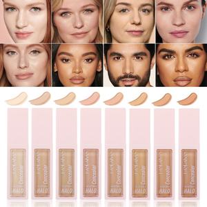 Handaiyan-Correcteur liquide de maquillage 8 couleurs pour les yeux, hydratant, sans <span class=keywords><strong>trace</strong></span>, longue durée - Product Image 4