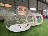 Maison à bulles transparente, maison de rebond de mouche de ballon gonflable pour la location de fête