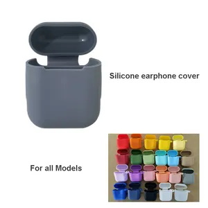 Custom Mini High Quality 3d Earphone Case Cover Silicone Headphones protective