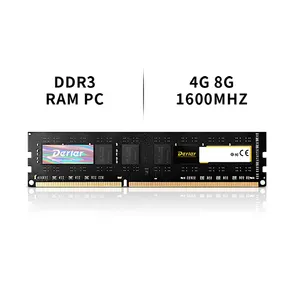 Derlar Desktop 8gb Ddr3 Ram 1600mhz Memory Ram Ddr3 8gb 4gb Module Ram Ddr3 8gb For Pc Desktop