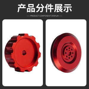 Dodge Ram Aluminum Alloy <b>Shift</b> <b>Knob</b> Red Rustproof Gear <b>Knob</b> for Automatic Transmission 13-18 Rpm 1500 Rpm - Product Image 3