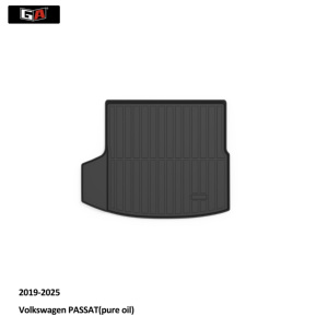 Tappetino per bagagliaio TPE Full Cover <span class=keywords><strong>3D</strong></span> di lusso per Volkswagen <span class=keywords><strong>PASSAT</strong></span> 2019-2025 posteriore Cargo Car stuoia indossabile accessori per Auto - Product Image 1