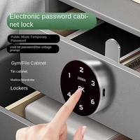 Cerradura inteligente para cajones, buzón, armario de almacenamiento, archivador, con tarjeta de acceso y contraseña, cerradura de lengüeta OEM