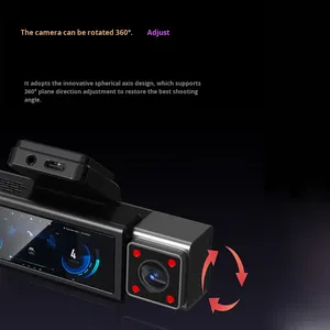 4k Hidden Dash Cam HD 3 máy ảnh IPS màn hình vòng lặp ghi âm Wifi 24h đậu xe Màn hình BSD ADAS ghi Video Xe hộp đen - Product Image 4