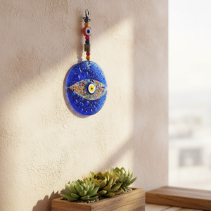 12 X 22 cm Glass Evil Eyes <b>Wall</b> <b>Decoration</b> Unique and Eye-catching <b>Wall</b> Hanging - Product Image 3