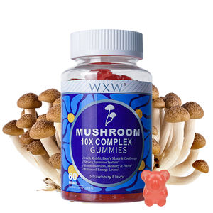 Bonbons à mémoire de collagène gommeux conçus sur mesure pour stimuler l'énergie aux champignons - Product Image 1