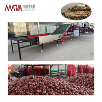 Multifunctionele Groentefruit Sorteermachine Ananas Appel Aardappel Tomaat Grader Machine Met Motor Kern Voor Het Wassen Sorteren Sorteren