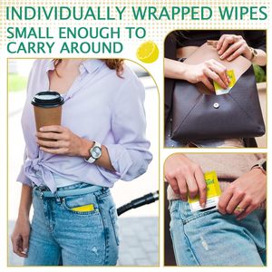 Du Lịch Khử Mùi Khăn Lau Riêng Bọc Nách Chất Khử Mồ Hôi Khử Mùi Cơ Thể Khăn Lau Cho Phụ Nữ Người Đàn Ông - Product Image 5