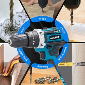 12/21V Điện Máy Khoan Không Dây 2 Tốc Độ 25 + 3 Mô-men Xoắn Tác Động Máy Khoan Không Dây Pin Lithium Ion Máy Bắt Vít Dụng Cụ Điện Có Bộ Sạc - Product Image 5