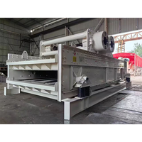 Niveleuse vibrante à sable doré sur mesure pour programmes miniers alluvionnaires avec système de lavage et de récupération, structure d'usine