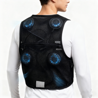 Chaleco de Trabajo Refrigerante con Tecnología de Semiconductores, Transpirable, No Tóxico, Resistente a Altas Temperaturas, de Poliéster, Certificado CE/EU, Unisex