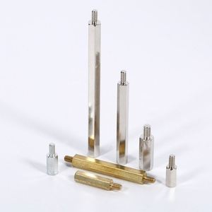 Entretoise filetée mâle-femelle en laiton, cuivre et zinc plaqué, à tête hexagonale, pour applications de santé et minières - Product Image 3