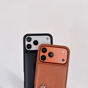 Coque de protection antichoc en cuir PU de luxe personnalisée pour <span class=keywords><strong>iPhone</strong></span> 17, 16, 15, 14/13 - Product Image 4