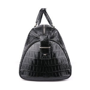 Personalizado de lujo de <span class=keywords><strong>piel</strong></span> de cocodrilo genuina de cuero duradero hombres mujeres Unisex llevar en Boston Duffle <span class=keywords><strong>bolsa</strong></span> de <span class=keywords><strong>viaje</strong></span> bolso - Product Image 3