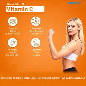 Comprimés de vitamine C 1000 mg certifiés Halal pour adultes et adolescents, stimulant l'immunité et la vitalité, soins de santé, bien-être, personnalisable OEM - Product Image 3