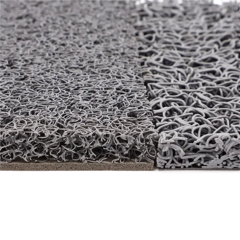 foam backing PVC Cushion Non-Slip Back Waterproof Kitchen coil car mat spike for floor in rolls