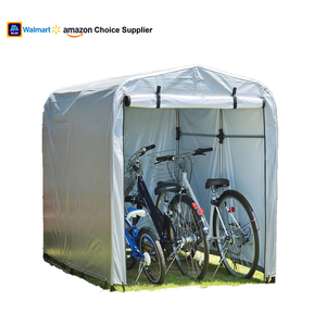 Aluminio herramienta tienda jardín cobertizo bicicleta almacenamiento película garaje - Product Image 1