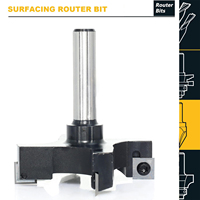 Fraises de surfage pour spoilboard CNC, 4 cannelures, en carbure, pour le rabotage et le chanfreinage de dalles, fraise à raboter, OEM/ODM
