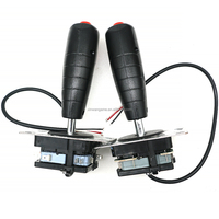 Contrôleur de bâton d'arcade pour jeux simulés VR Distributeur automatique de griffes à pièces avec boutons supérieurs et déclencheurs de vibration