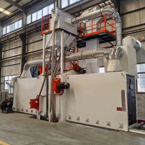 Limpieza automática y eliminación de óxido Bobina de acero Perfil de aluminio y placa de acero Granalladora - Product Image 1