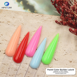 Gel Constructor de Color Pastel de Alta Pigmentación, Gel de Construcción de Color de Alta Saturación, Esmalte de Gel Líquido, Libre de TPO - Product Image 5