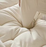 Vakuumkomprimiertes Wohnzimmer-Sofa mit Hochdichteschaumstoff, Französischer Lazy-Style, Cordstoff-Sofa in Schwarz-Weiß Farbblock, Neuheit 2026