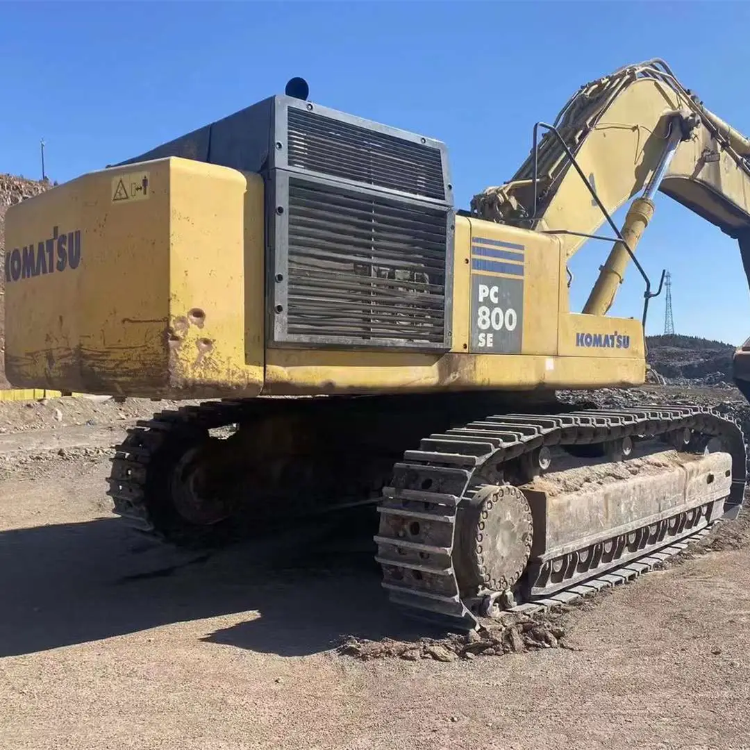 หนักใช้รถขุด PC800สำหรับ KOMATSU Rc รถขุดก่อสร้างพลังงานที่แข็งแกร่ง