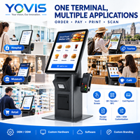 SMART SELF-SERVICE Tankstellen-Zahlungsterminal Touchscreen QR/NFC-Zahlung Kartenleser Belegdrucker Aluminium YOVIS F4 OEM ODM